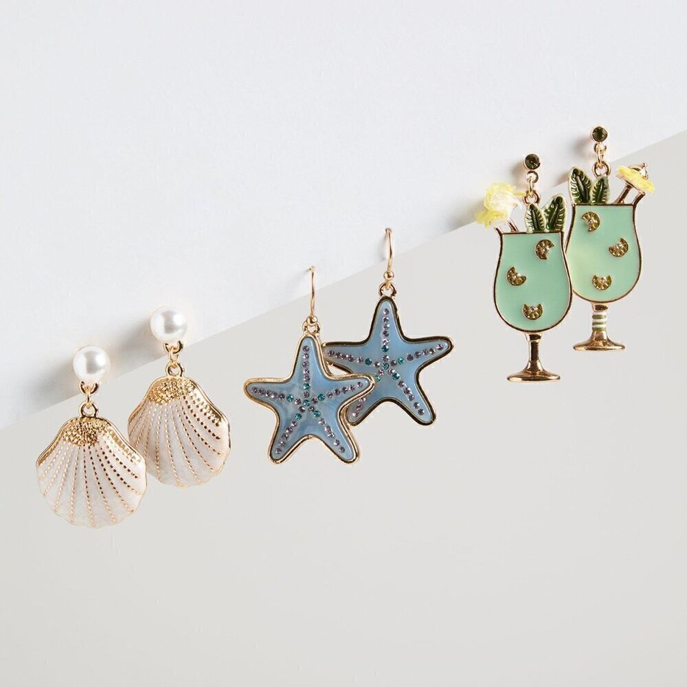 Torrid - Beach And Cocktail Earring Set